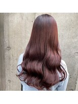 アッシュ 二子玉川店(Ash)&nbsp;ブリーチなしの艶カラー♪柔らかさのある絹髪に