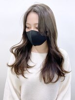 アイティーバイアルバム 藤沢店(IT by ALBUM) 顔まわりレイヤー_ミニウルフテラコッタくすみブルー_ba325162