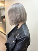 【MA$A】ミルクティーアッシュ#ショート#ハイトーンカラー