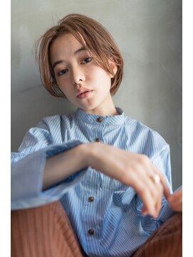 オースティン 調布アミックス(AUSTIN) 大人かわいい前髪セシルカットココアブラウンフリンジウェーブ