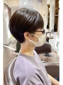 耳かけマッシュショート