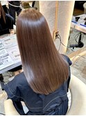 〇グレージュカラーデザインシルキーベージュ酸熱トリートメント