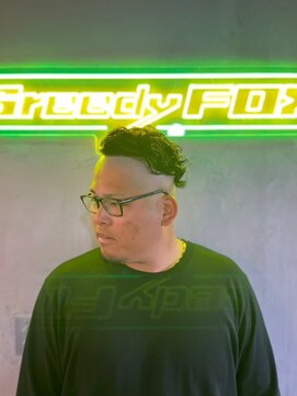 グリーディーフォックス 三軒茶屋(GreedyFOX) 波巻き/マッシュパーマ/ウルフ/ハイライト<理容室>三軒茶屋