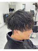マッシュ ツイストスパイラルパーマ