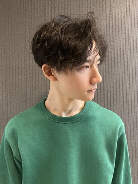 リリー(Lily) くせ毛活かしたパーマ風【理容室】蒲田/床屋/バーバー/メンズ/