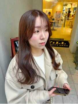 ウィル 京橋店(WiLL) ☆20代30代40代☆韓国風波巻きスタイル＋チョコレートカラー☆