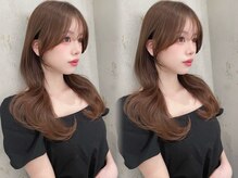 顔周りレイヤー/くびれ/ヨシンモリ/韓国ボブ等韓国＆ワンホンヘア叶えます！細かな要望ご相談下さい[大宮]
