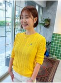 担当 竹橋/大人切りっぱなしボブ