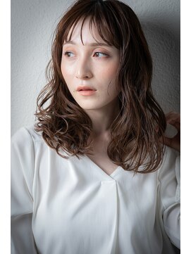 カバーヘア ブリス 志木南口駅前店(COVER HAIR bliss) 乾かすだけ大人可愛い毛先パーマ韓国風ミディアムv志木30代40代