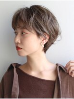 ヘアメイク アージュ 新宮店(HAIR MAKE age) ミルクティーアッシュ　レイヤーカット　丸みボブ
