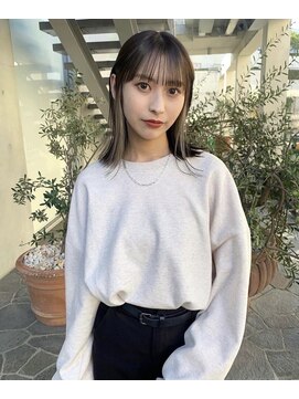 ローウェ 立川(Louwe) 立川/髪質改善/インナーカラー/ブリーチ/ショート._.