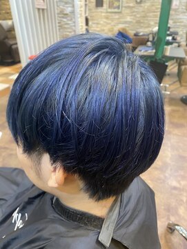 アンフィ 神奈川新町(Anphi) 抜群の透明感★ブリーチ＆ブルーアッシュ＆ショートマッシュ