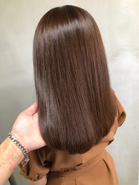 ジーナ 船橋(Zina) 髪質改善＊ロングレイヤーグレーベージュ＊美髪【Zina船橋】