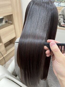 メロウヘアムーン(mellow hair moon) mellow hair moonの髪質改善ストレート