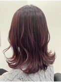 グラデーション風ピンク