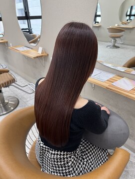 シカ 神戸三宮元町店(Cica) 髪質改善 ピンクベージュ ストレート 三宮 神戸