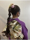 ポニーテールアレンジ☆