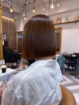 ロンドアベニール 北千住(Lond avenir)&nbsp;ブリーチなしチェリーブラウン髪質改善縮毛矯正酸性ストレート