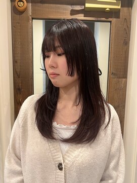 ユニコ(unico) ロング　レイヤー　カラー　【unico 川崎】工藤梨花