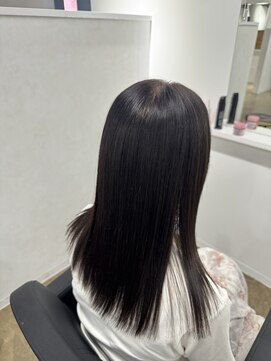 ミヨン 京都烏丸店(miyon) 【miyon】韓国レイヤーカット×暗髪カラー×髪質改善