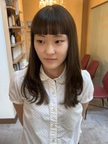 ルシュカイチマルニ(Rasca102)&nbsp;Rasca○オリーブベージュ/透け感カラー/レイヤー/オン眉