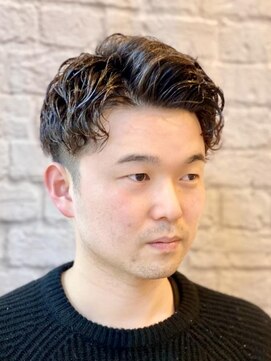 銀座マツナガ 新宿野村ビル店 ビジネスショート×パーマ