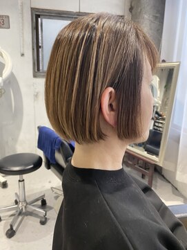 インク(inc) 【30代・40代・50代】似合わせボブ/白髪ぼかしハイライトカラー