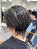 レディースショートウルフ　【京都美容院/山科美容院】