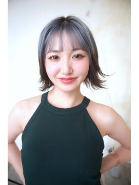 グランアージュ 船橋南口店(grandage) ミニウルフ/くびれウルフ/ ホワイトグレー/ 船橋