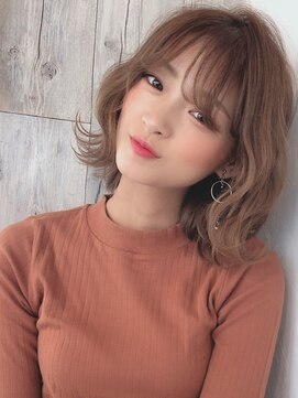 カーサ(Casa.) ヌードベージュ×ナチュラルパーマ