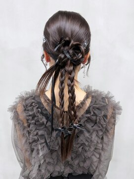 シオン(shion) ロング大人ガーリーおくれ毛前髪カット_ba575341