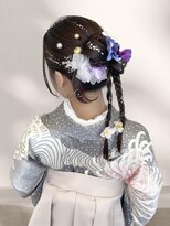 ハウス(HAUS.) 横浜卒業式袴着付けタイトヘアアレンジシニヨンカチモリaya