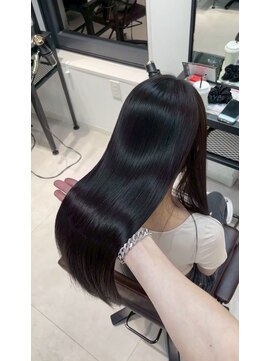 シェノン 梅田(CHAINON) イメチェン/ピンクベージュ/アンブレラカラー/前髪/梅田