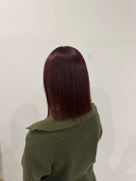 アロハナ 津店(ALOHANA) ラベンダーピンク/ボブ/レイヤー/前髪/カット