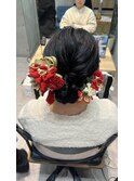 アレンジ×振袖