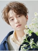 シャドウパーマ×韓国風コンマセンターパート