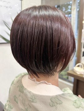 ワイボンドヘアー(Y bond hair) 似合わせカット40代50代60代ショートボブくびれレイヤーボブ