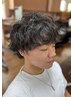 【メンズ/新規限定】カット+パーマ ¥11,000→¥10,500