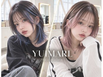 ユイマァル 倉敷(YUIMARL)の写真/【岡山/倉敷/デザインカラー】デザインカラーハイトーンの輝きをケアブリーチで♪インナーカラーも楽しんで