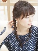 【adorable】ラフ感がナチュラル◎上品ねじねじアレンジ