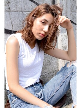 ミラバイグリーン(Mira by green) loose wave×layer style 01