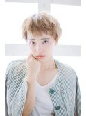 小顔に見える愛されショート