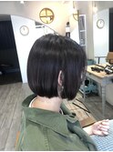 ダークピンクXお手入れ簡単ミニボブ♪