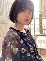 クラフト ヘア デザイン(CRAFT HAIR DESIGN)&nbsp;レイヤーボブ×くすみカラー/スモークベージュ