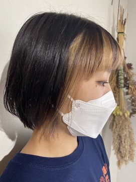 ヘアドゥーレディバグ 大和八木店(HAIR DO LADY BUG) バングカラー
