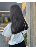 切りっぱなしロング