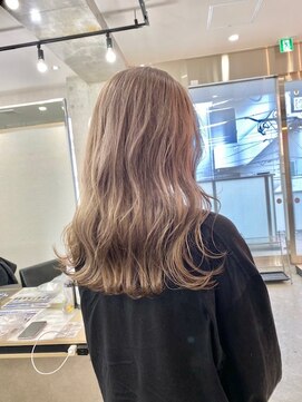アジールヘア 赤羽駅南口店(agir hair) ホワイトベージュイルミナカラー10代20代ミルクティーカラー