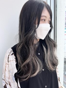 トロニー(TLONY) ダークグレー ハイライトカラー style/miaki