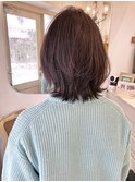 くびれボブふんわりカール外ハネ40代ヘアスタイル梅ヶ丘美容室