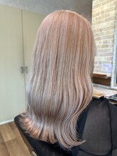 ヘアーガーデンミルクティー 新潟大学前店(Hair garden Milk tea) White Pink Milktea